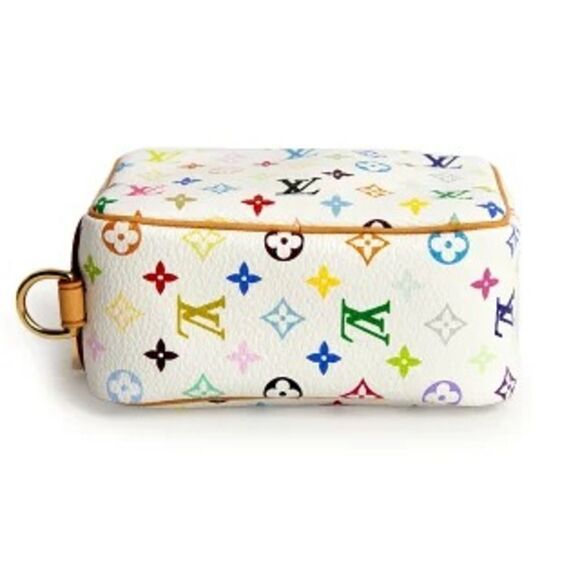 Louis Vuitton Monogram Multicolor True Swapity Pouch Accessory Case Whit - Picture 3 of 9